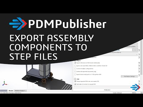 Export All Assembly References to STEP in SOLIDWORKS