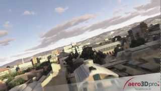 Flying like superman over Adelaide-aero3Dpro