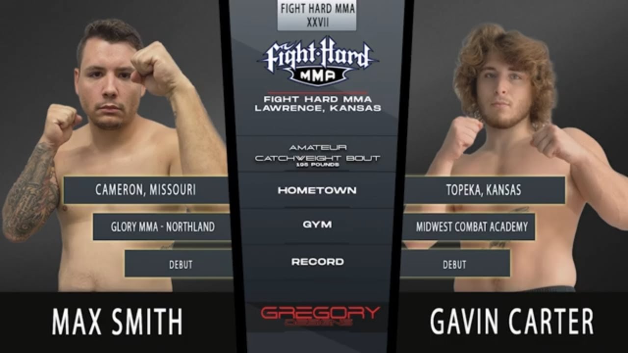 Fight Hard MMA Max Smith vs Gavin Carter hq image