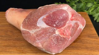 A German method for preparing pork knuckle!  A trick that has captivated the world!  Eisbein (pork k