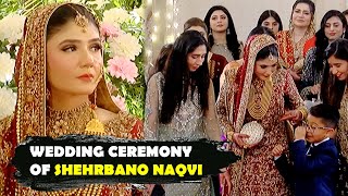 Wedding Glimpse of ASP Shehrbano Naqvi
