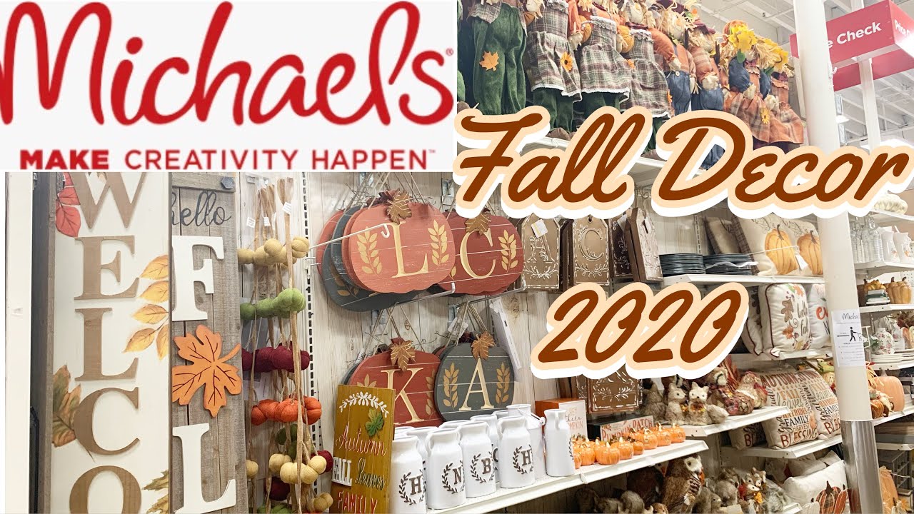 Michaels Fall Decor 2020 🍂 Shop With Me July 2020 YouTube