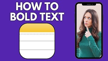 How To Bold Text On Apple Notes App | Step By Step Guide - Apple Notes Tutorial Video