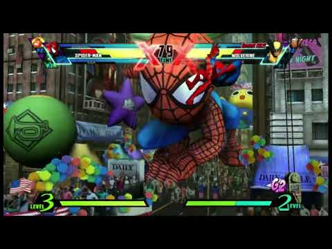Ultimate Marvel vs. Capcom 3: Sentinel Domination & Spider-Man Combos! (Competitive Gameplay)