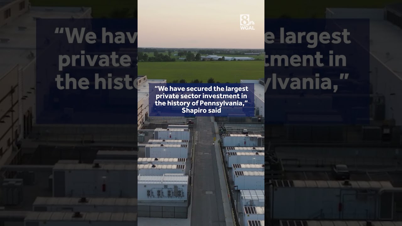 Amazon to invest $20B in AI data centers in PA, Gov. Josh Shapiro says