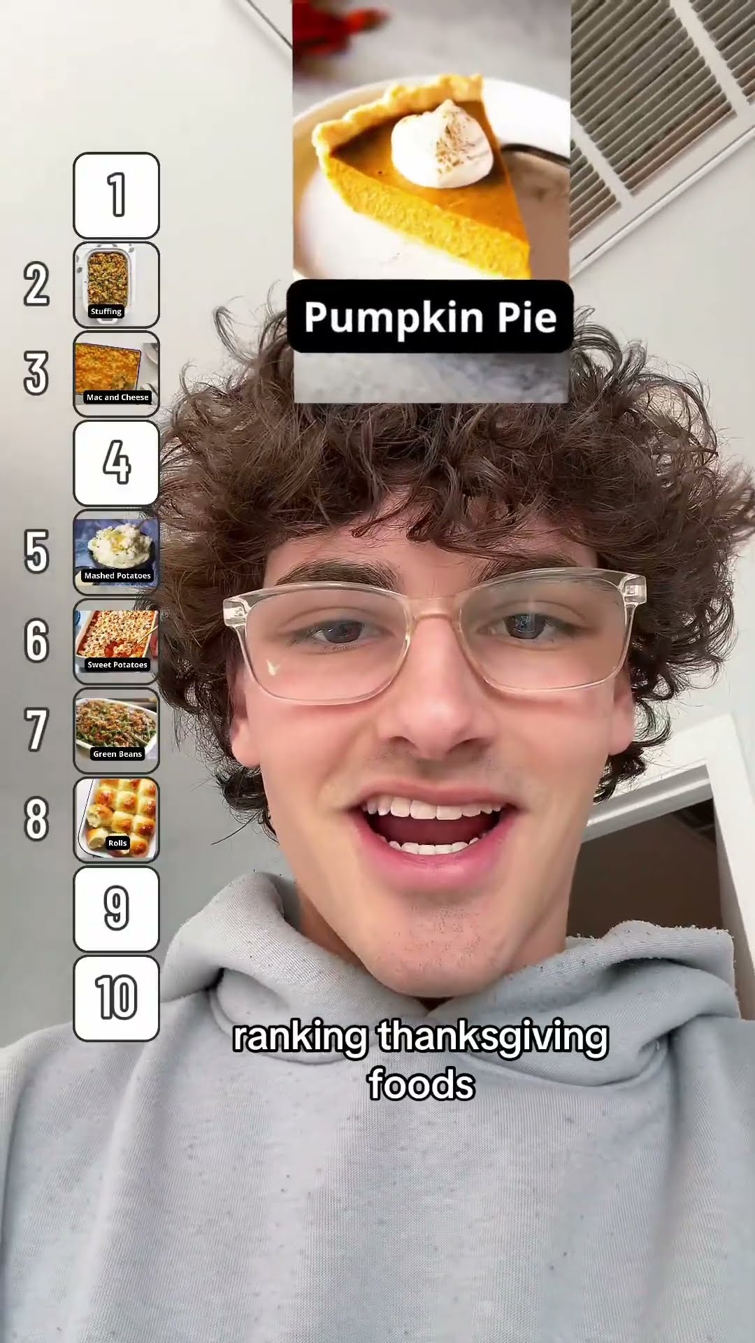 ranking thanksgiving foods!