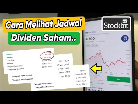 Cara Melihat Jadwal Dividen Saham di Stockbit