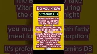 Do you know the best way to take Vitamin D3