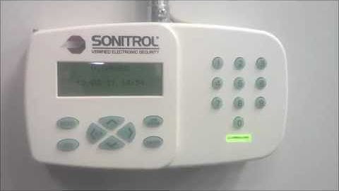 How To Arm and Disarm a Sonitrol System