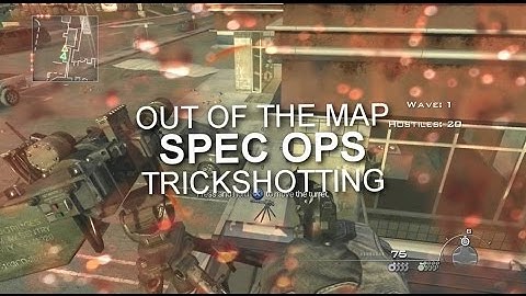 Out of the Map Spec Ops Trickshotting! [MW2 w/ Sick Shot]