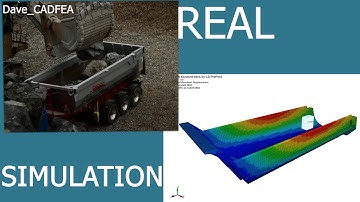 LS-DYNA - DROP TEST on the TRUCK !  REAL ≅ SIMULATION