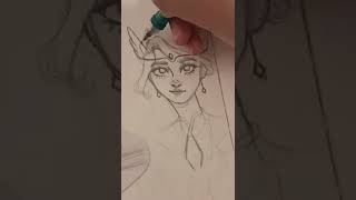 ASMR| Sketching She-Ra: Sketch with me! ✨#art #asmr #sketching