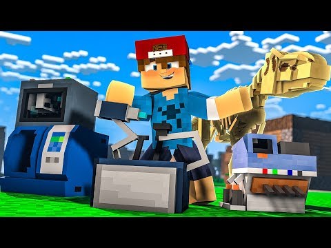 Minecraft: MÁQUINAS ARQUEOLOGICAS! - Craftassic Park #4 ‹ Turbo ›