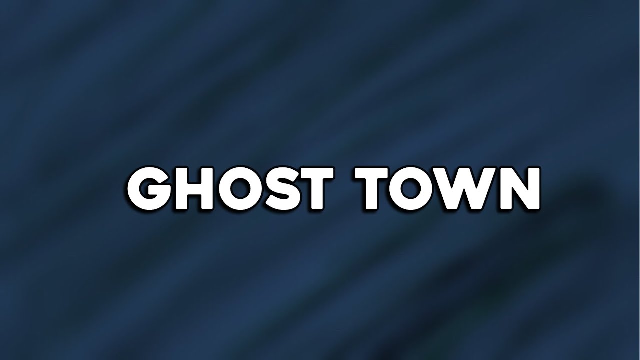 Kanye West Ghost Town (Lyrics) YouTube