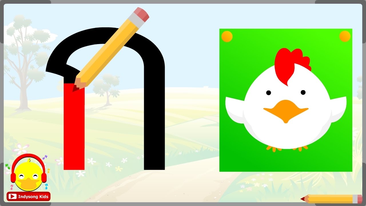 แบบฝึกหัด เขียน Update New ก ไก่ ฝึกเขียน ฝึกอ่าน ก-ฮ สำหรับเด็กอนุบาล 🐓 Learn Thai Alphabet ก เอ๋ย ก ไก่ indysong kids