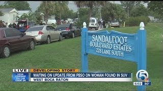 Woman's body found in a vehicle in suburban Boca Raton