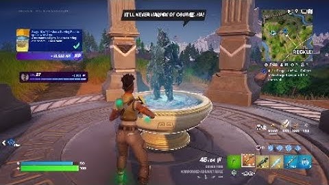 Stage 10 of 14 - Use a Scrying Pool to speak with Ares | Fortnite C5S2