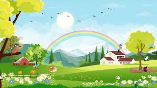 Spring Landscape | Beautiful Nature | Cartoon Animation screenshot 5
