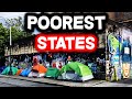 Top 10 POOREST STATES in America for 2021