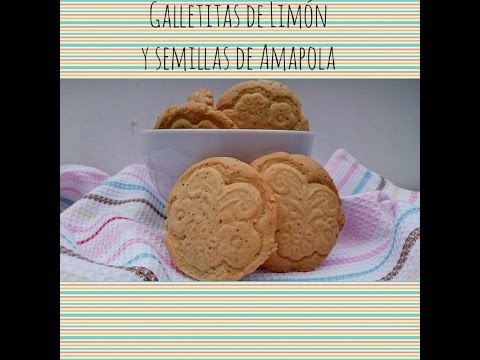 Video: Cómo Hacer Galletas De Limón Con Semillas De Amapola