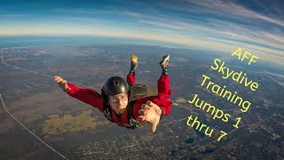 AFF Skydiving Complete Course 2020 (One Failed Level) 8 Jumps