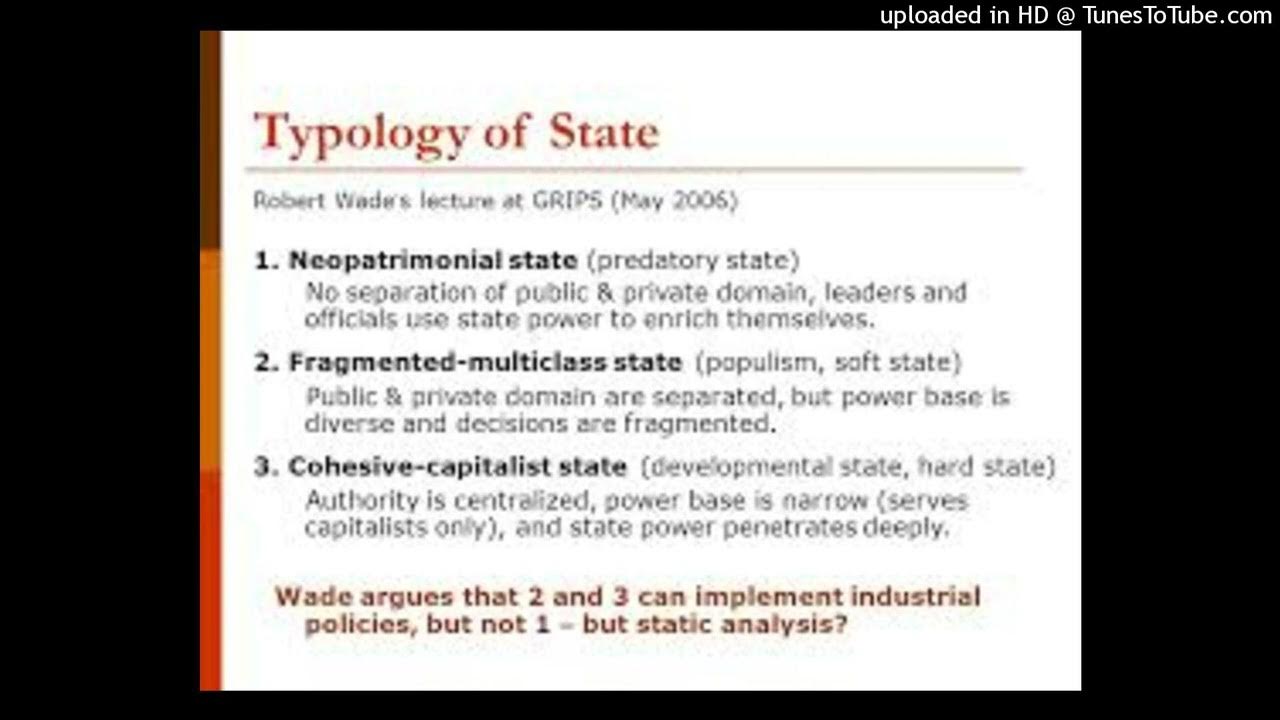 State market & development! Notion of developmental state, adrian