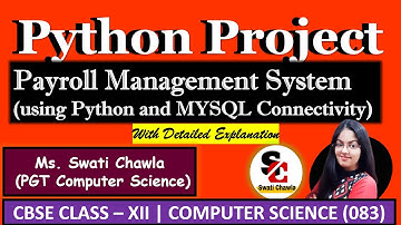 Project in Python | Payroll Management System | Class 12 Computer Science