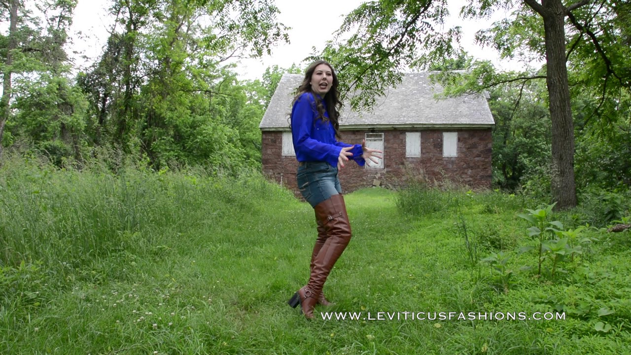 NEW URBAN RUSTIC TIMBER LEATHER THIGH BOOTS