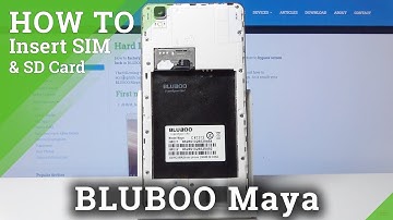 How to Install SIM & SD Card in BLUBOO Maya – Insert Micro SIM & Micro SD Card