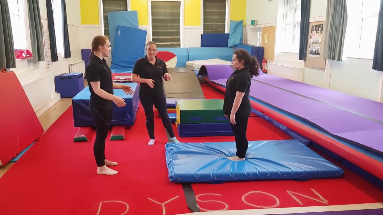 Living room gymnastics Snap down prep 1 ADULT NEEDED YouTube