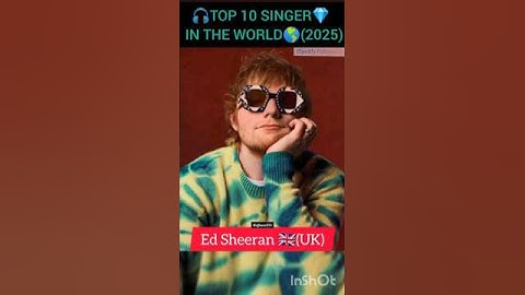 🎵Top 10 Singers💎In The World🌎–2025 👥(Spotify Followers)🎶 #viral #top #viralvideo #viralshort