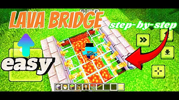 🔥 Minecraft Lava Bridge Tutorial - Easy Step BG Step!