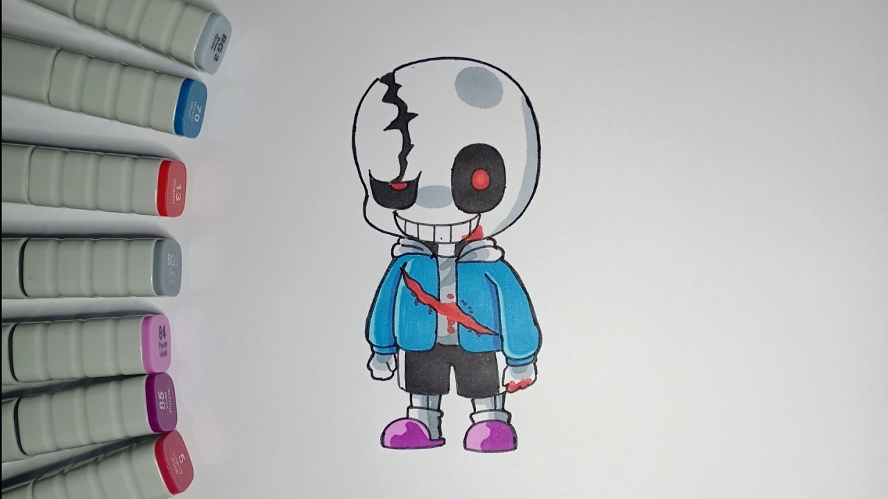 Pixilart - Ink sans phase 3 by Drawingboi2005