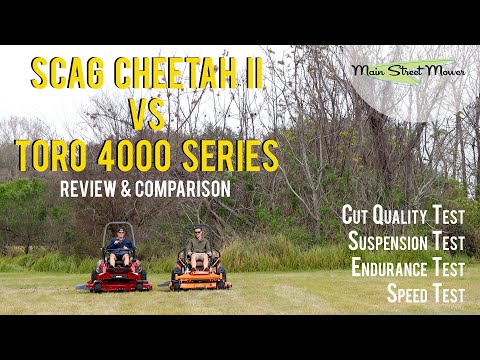 EXTREME MOWER TESTING: SCAG Cheetah ll vs TORO 4000 Series