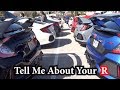 Honda Civic Type R's at Worlds Largest Cars & Coffee