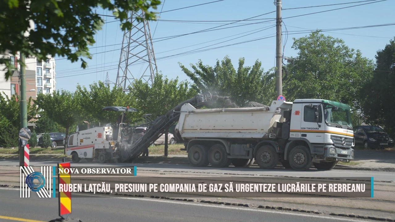 Ruben Lațcău, presiuni pe compania de gaz să urgenteze lucrările pe Rebreanu
