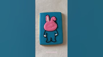 BTS BT21 Cooky Cookie! #bts #cookiedecorating #cooky #taketwo #jungkook #jungkookbts