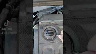 Seat VW logo engine cover badge What is behind A hidden Volkswagen label Motorab