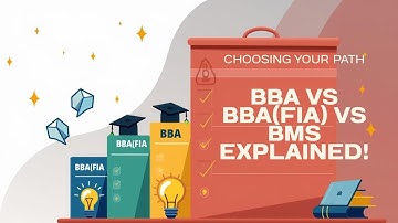 BBA(FIA) vs BMS vs BBA  | which course to choose ? | Career Guidance | Choose you career wisely
