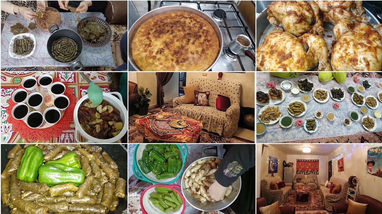 فطار اول يوم رمضان مع العيله عند حماتي🏡هتعيشو أجواء اول يوم رمضان في بيت العيله