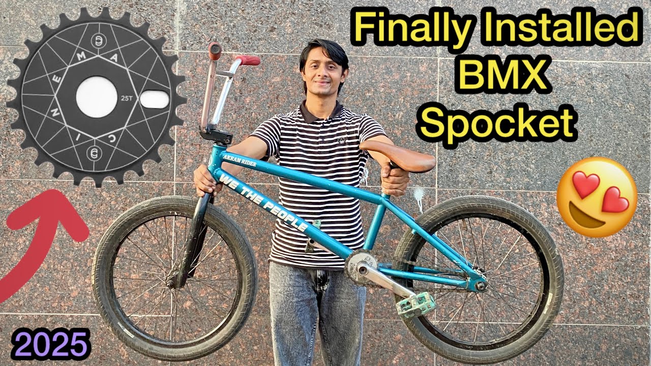 Akram Rider Finally Cinema BMX Sprocket Installation | Full Guide + Ride Test🔥Akram ...
