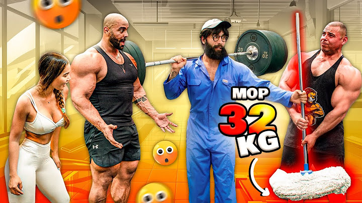 ELITE Powerlifter ANATOLY Use 32kg Mop in a GYM Pretended to be a CLEANER #23