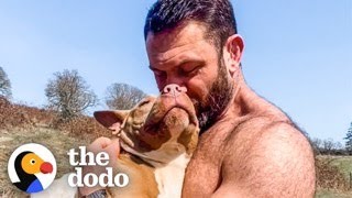 Shelter Pittie Wobbles Her Way Into This Guy's Heart | The Dodo