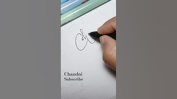 Chandni name style sign #signature #trending #viral #handwriting #tiktok #shorts