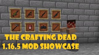 The Crafting Dead 1.16.5 Mod showcase (Guns, Zombies)