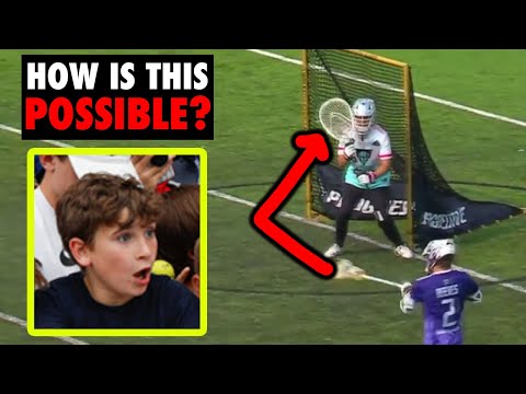 Impossible Lacrosse Shot CURVES and Goes In, a breakdown