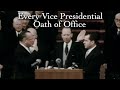 Every Vice Presidential Oath of Office (John Nance Garner - Kamala Harris)