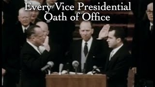 Every Vice Presidential Oath of Office (John Nance Garner - Kamala Harris)