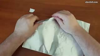 Aluminium foil tests: Help in choosing the right foil thickness