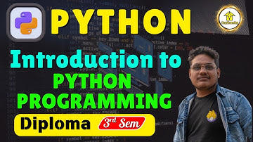 Python Programming Introduction | Diploma 3rd Sem CST | Basic Fundamentals Explained